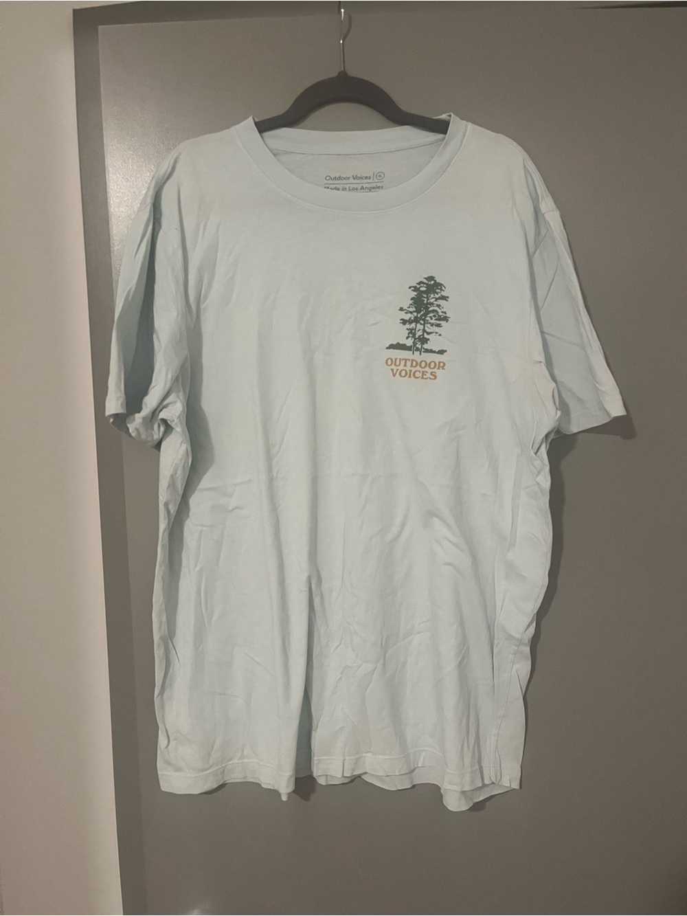 Unisex Keep Goin' Keep Growin' Graphic Tee - Light Blue - Outdoor Voices XL - Picture 2 of 4